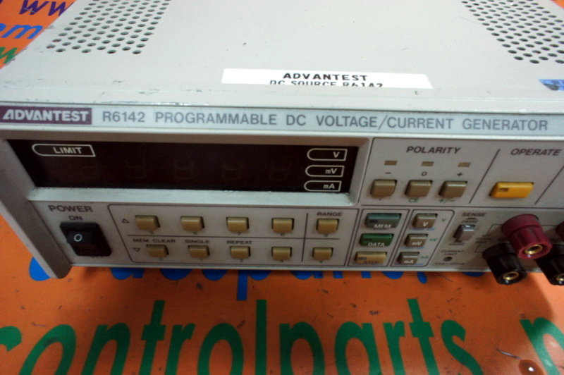 ADVANTEST R6142 Programmable DC Voltage/Current Generator PLC DCS